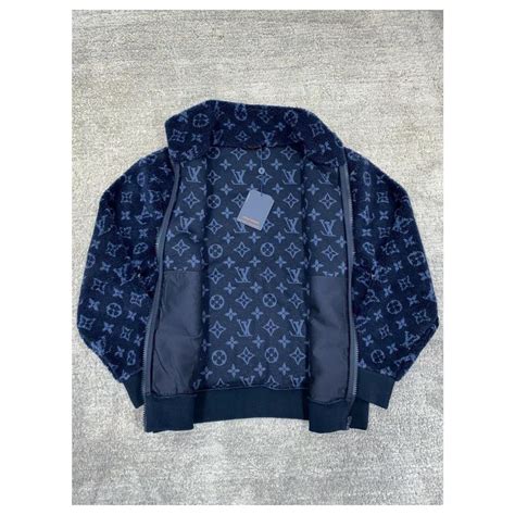 louis vuitton monogram jacquard fleece jacket|louis vuitton monogram jacket men.